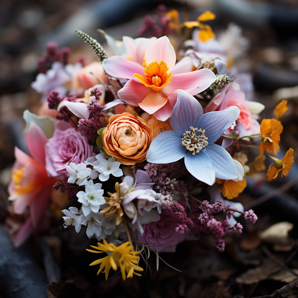 Itinai.com a beautiful bouquet from the top closeup of virgin 09240120 d357 4894 abc9 e70562c3ec88 1