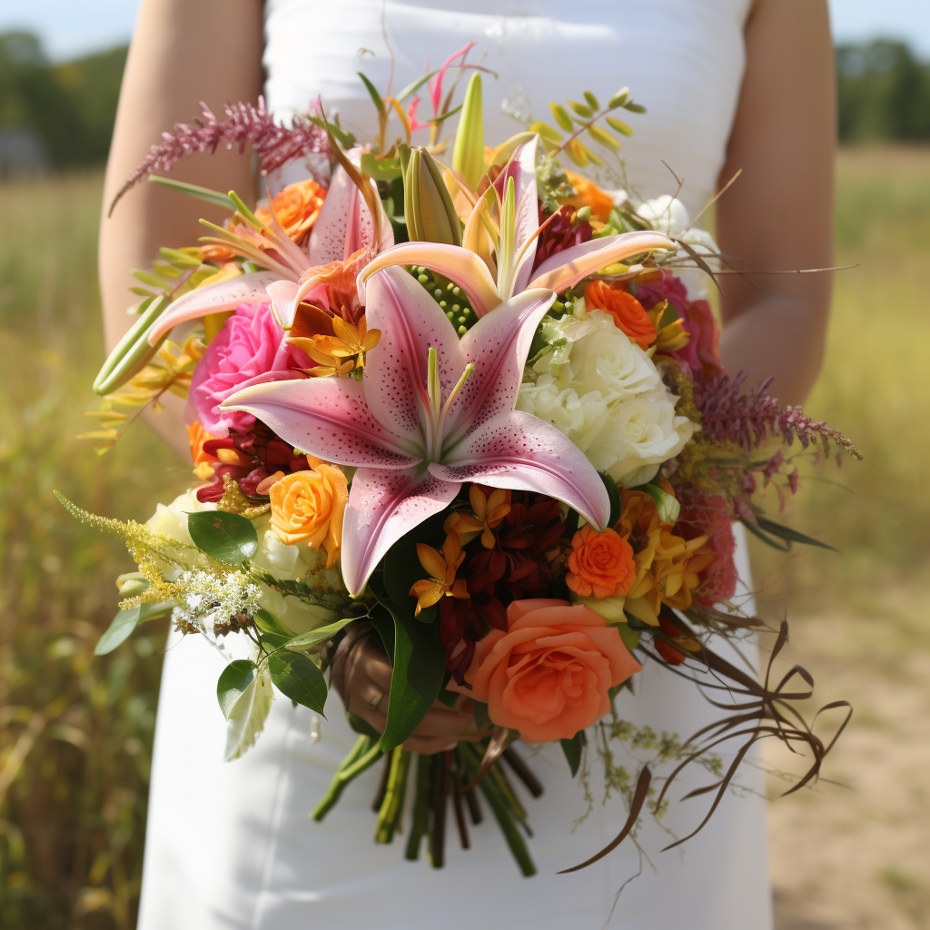 Itinai.com absolutely amazing high fasion style bride bouquet 02b8aa02 3499 4c6d abc6 0af3ad99c82e 0