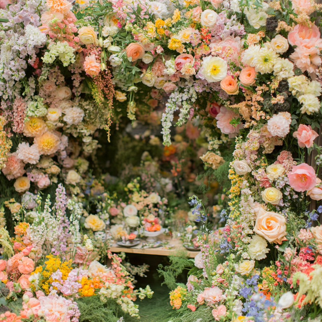 Floral Installations: Transforming Spaces into Dreams